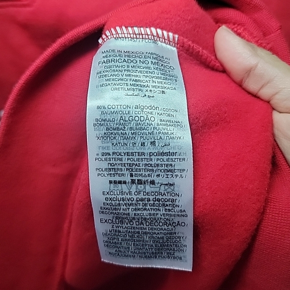 WOMENS Washington Nationals Fanatics Women's Red Pull Over Hoodie XL Soft Warm - Picture 4 of 4